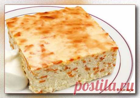 Творожная запеканка с морковью и яблоком