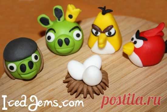 Лепим ANGRY BIRDS - Лепка