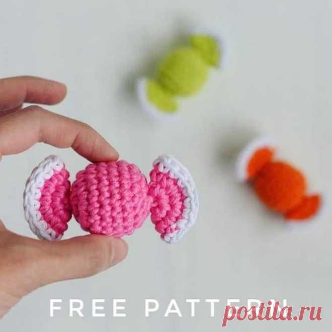 Конфета крючком. Амигуруми схемы и описания. Автор: неизвестен | IRINELY.ART