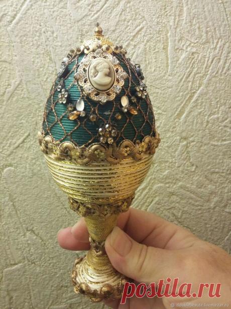Интерьерное пасхальное яйцо : ЛЮБИМЫЙ ОБРАЗ – купить на Ярмарке Мастеров – O9IMKRU | Яйца, Петушки