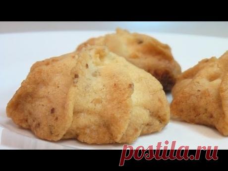 Рассыпчатое печенье с орешками за полчаса . Очень вкусно!