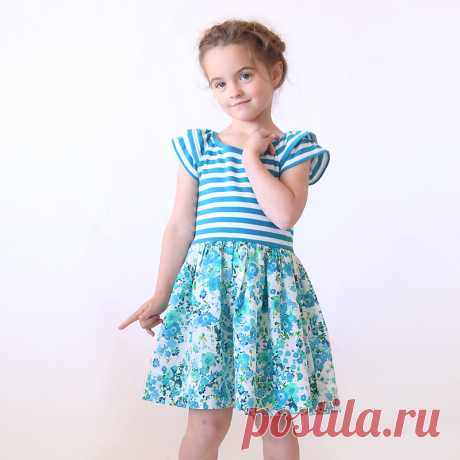 the "hello spring" girls' dress | free pattern in size 4/5 - It's Always Autumn