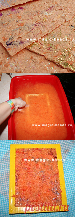Мастер-класс. Делаем бумагу своими руками | Дневник Иримед