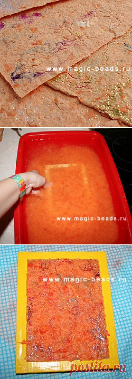 Мастер-класс. Делаем бумагу своими руками | Дневник Иримед