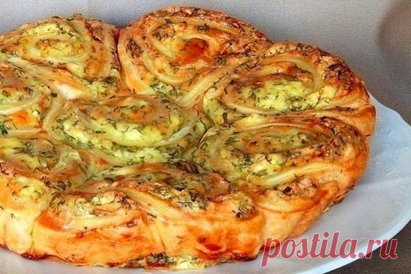 Закусочный пирог с брынзой