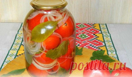 Помидоры и лук в сладком маринаде — такой вкуснятины редко когда попробуешь! Помидоры и лук в сладком маринаде😊