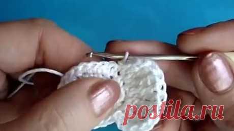 Как вязать цветок Вязание крючком Урок 24 Crochet flower pattern