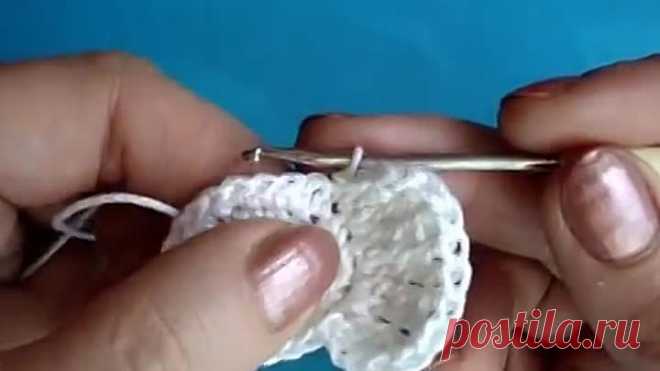 Как вязать цветок Вязание крючком Урок 24 Crochet flower pattern