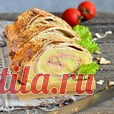 Сытный картофельный рулет - кулинарный рецепт