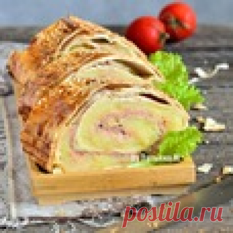 Сытный картофельный рулет - кулинарный рецепт