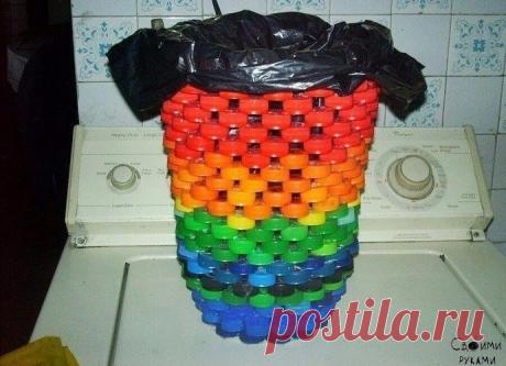 Использование крышек от пластиковых бутылок