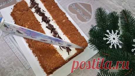 Торт за 5 Минут БЕЗ ВЫПЕЧКИ. Бесподобно ВКУСНЫЙ Торт на Скорую РУКУ!