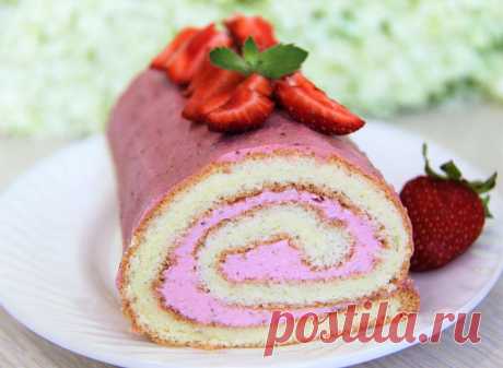 Бисквитный рулет с творожно-клубничным кремом
Вкусный, ароматный, нежный бисквитный рулет с творожно-клубничным кремом по простому рецепту. КАК...
Читай пост далее на сайте. Жми ⏫ссылку выше