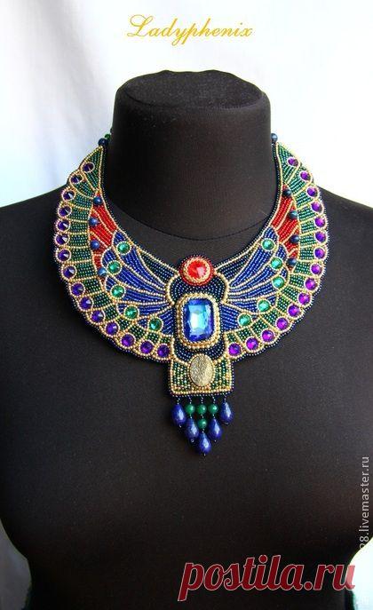 Колье " На берегах Нила " - колье,украшения ручной работы,украшение,подарок