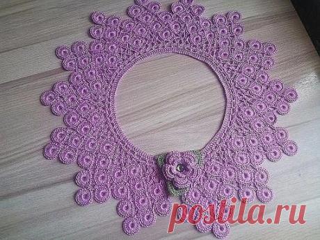 Вяжем нежный воротничок
#вязание@rukodelz