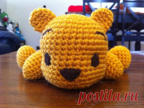 Винни Пух амигуруми. Мишка амигуруми. Схема вязания. | Амигуруми — схемы, амигуруми крючком, вязание и игрушки амигуруми. Амигуруми всех стран!