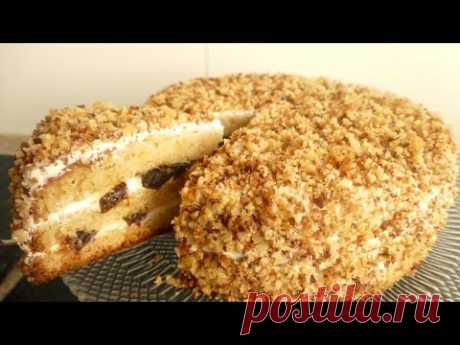 Торт СМЕТАННИК на скорую руку для домашнего уютного чаепития!