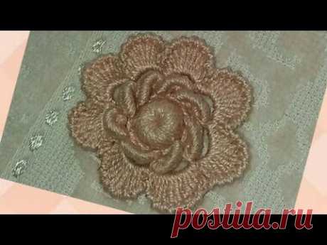 FLOR IRLANDESA EM CROCHÊ!