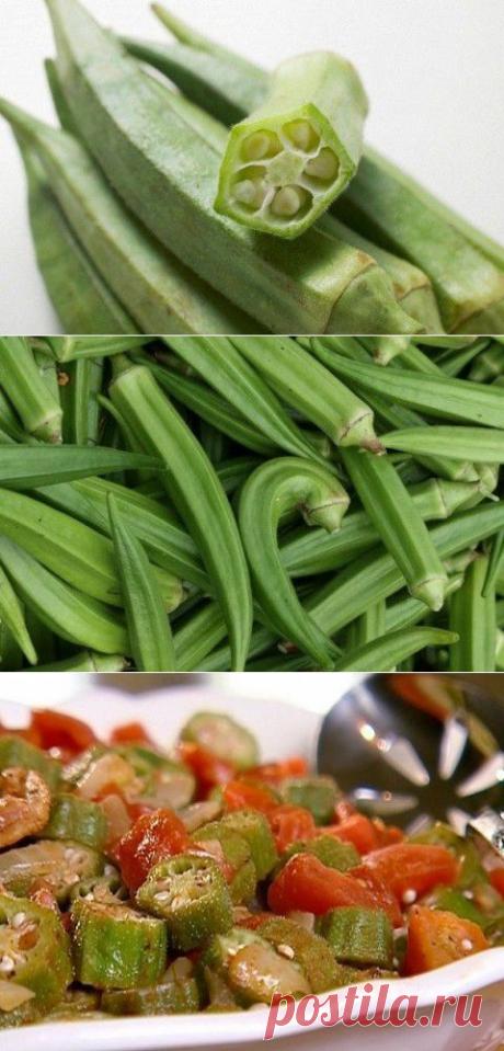 БАМИЯ - ЭКЗОТИКА НА НАШЕМ СТОЛЕ | Мамам, женщинам, бабушкам и очень любознательным.