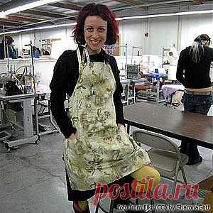 Как сшить фартук. Еще одна выкройка фартука. | Иллюстрированные уроки по кройке и шитью. Выкройки для кухни. Построение выкройки фартука, фартук своими руками.