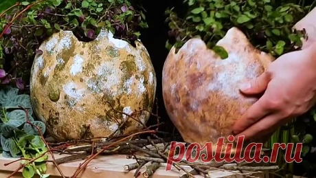 Оригинальные поделки из цемента