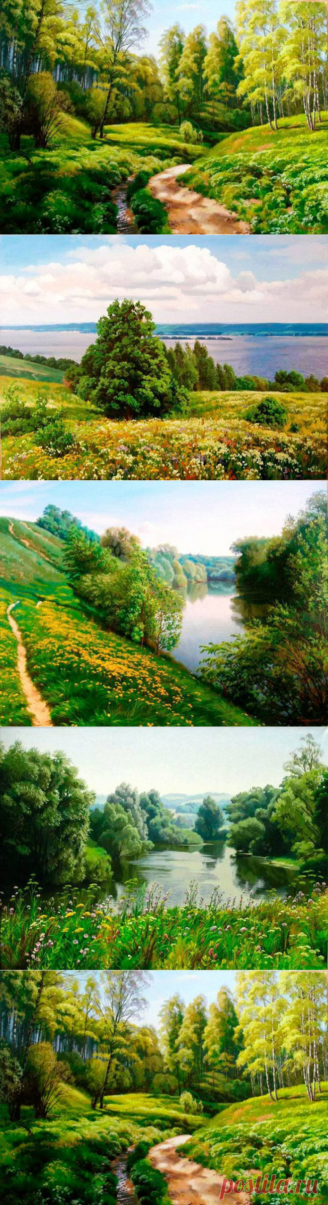 Летнее раздолье. Художник Айрат Гайфуллин. .
