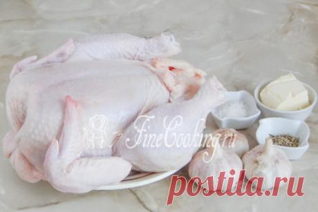Курица на 40 зубчиках чеснока - рецепт с фото