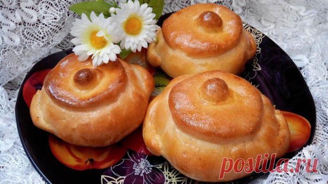 Съедобные горшочки с картофелем, куриной грудкой и сыром.