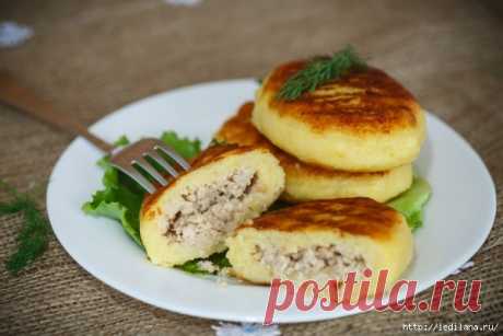 Картофельные зразы с курицей