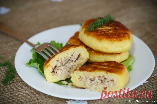 Картофельные зразы с курицей