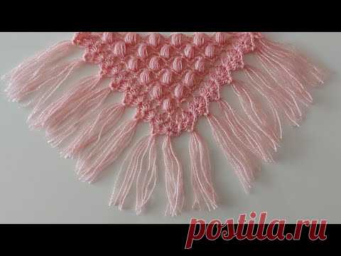 Как Кисточкой - Изготовление Края Платка - Вязание Выкройки - Изготовление Кисточкой