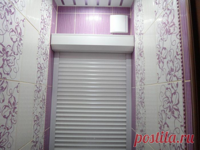 Рольставни в интерьере санузла | Квартирный вопрос