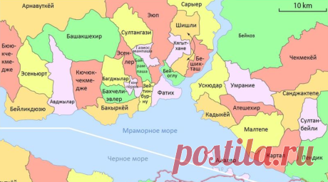 Все районы Стамбула: обзор и карта | Istanbul-life.info