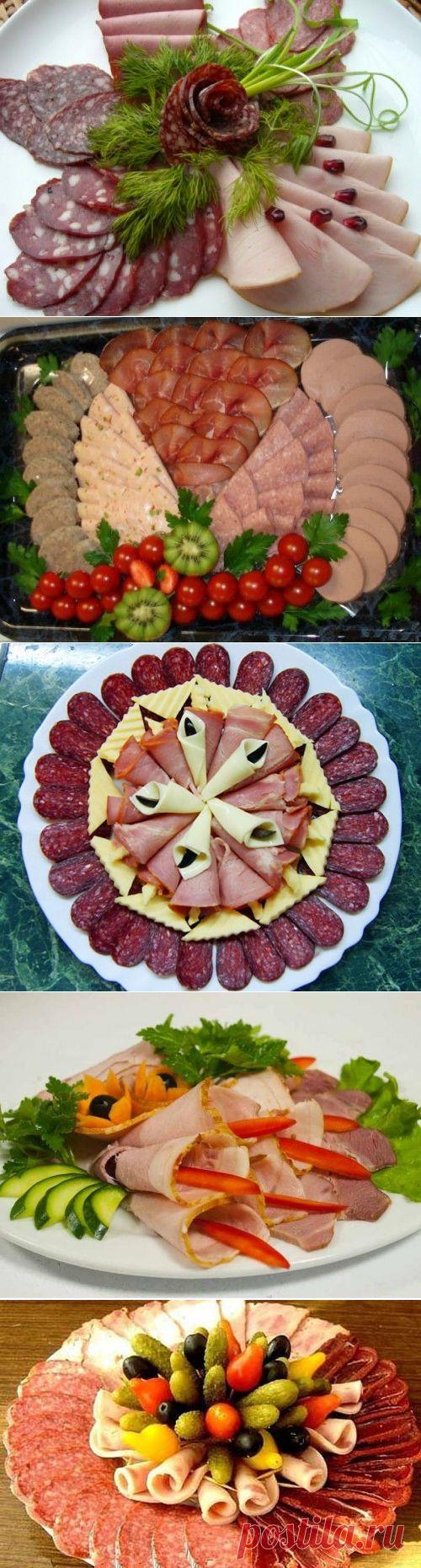 Идеи оформления сырно-мясных тарелок / Простые рецепты