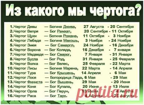 ИЗ КАКОГО МЫ ЧЕРТОГА?