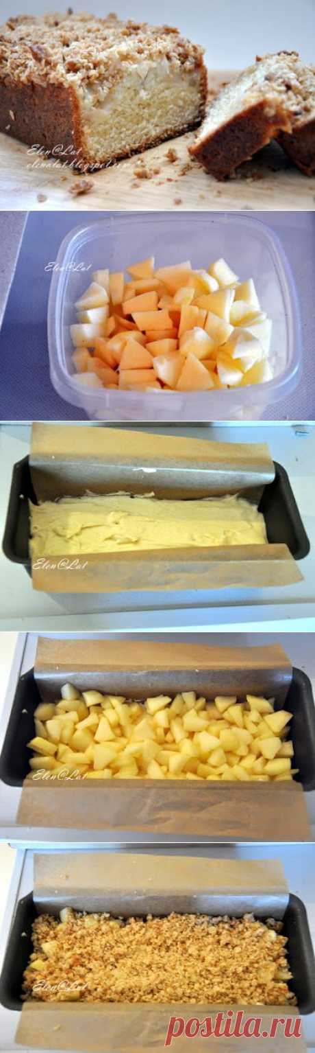 Sweet and not Sweet: Кекс с яблоком и хрустящей корочкой (Apple Crumble Cake)