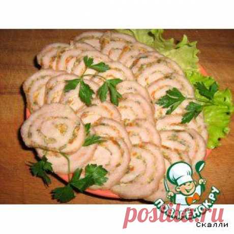 Рулетики из карбоната - кулинарный рецепт