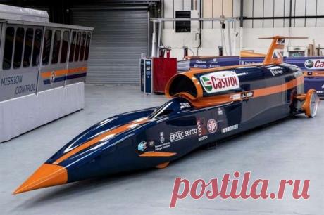 Уникальный реактивный болид Bloodhound SSC выставлен на торги . Тут забавно !!!