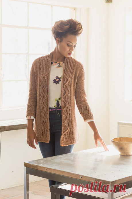 Кардиган спицами Miranda