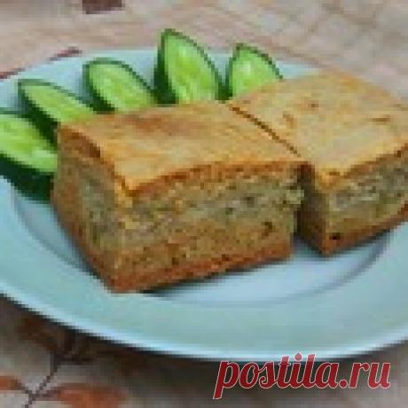 Пирог на кефире с мясом Кулинарный рецепт