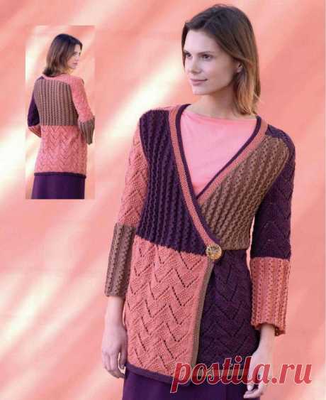 Незаурядный подход к вязаным жакетам, не изменяя своим модным предпочтениям!!! + мастер-класс очень "чёткого" узора. | Asha. Вязание и дизайн.🌶 | Яндекс Дзен