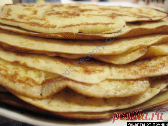 Блины кукурузные