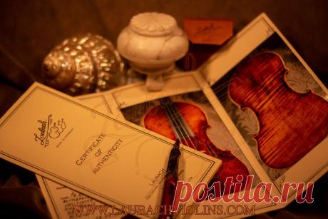 Fine Master Violin with an antique cremonese look and old sound - Laubach violin workshop