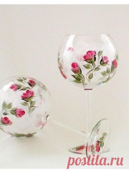 Декор бокалов. Идеи.