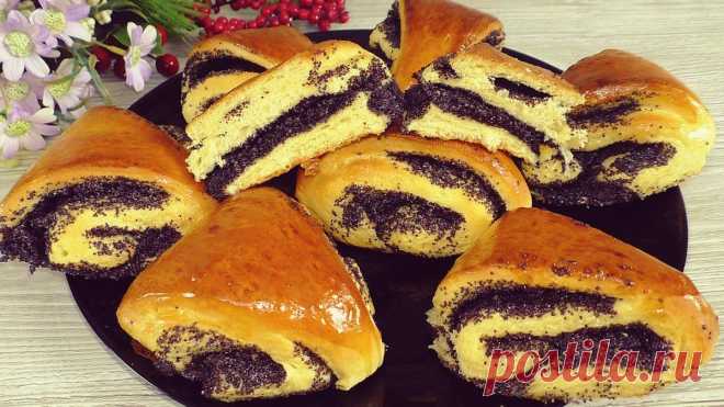 Готовлю выпечку к чаю с маковой начинкой, воздушное тесто и много сочной, нежной начинки |... Рецепт вкусной выпечки к Пасхе и не только.