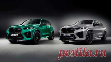 BMW X5 M и X6 M 2024: салон, цена, характеристики