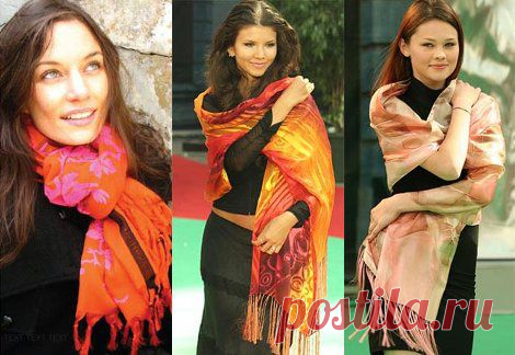 Способы повязать палантин или шарф.Несколько видео плюс
