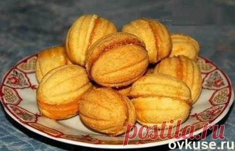 Печенье &quot;Орешки&quot; со сгущенкой прямиком из детства - Простые рецепты Овкусе.ру