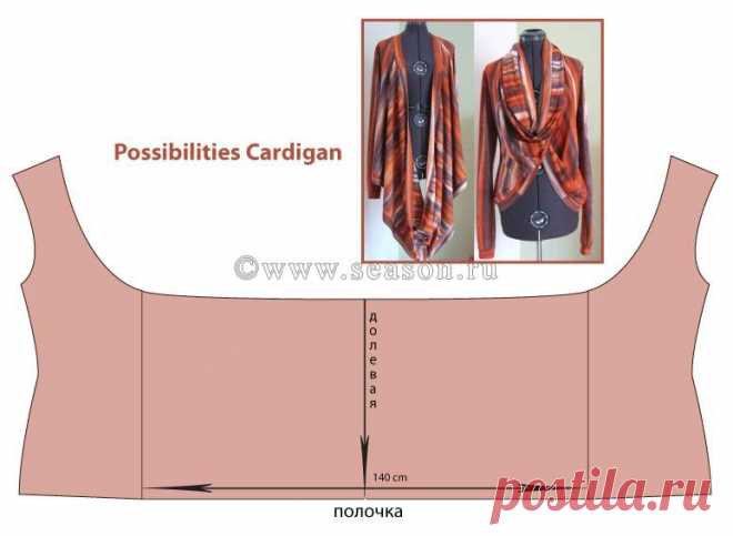 Кардиган-трансформер 