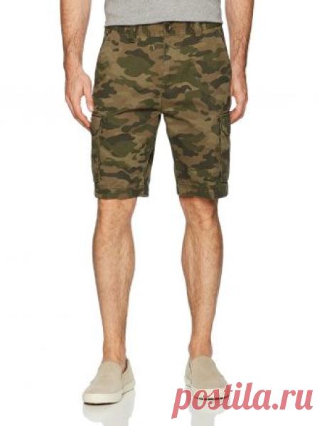 Amazon.com: Amazon Essentials Men's Classic-Fit Cargo Short, Green/Brown Camo, 32: Clothing